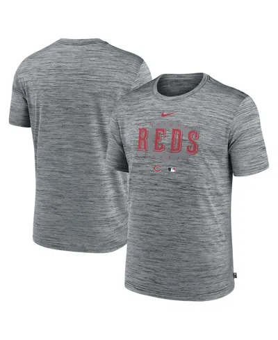 Nike Men's  Heather Gray Arizona Diamondbacks Authentic Collection Velocity Performance Practice T-sh