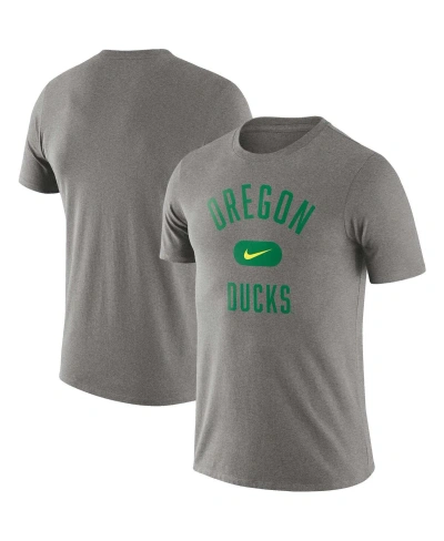 Nike Men's  Heather Gray Oregon Ducks Team Arch T-shirt