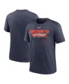 Nike Heather Navy Houston Astros Home Spin Tri-blend T-shirt In Heather Navy