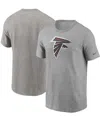 Nike Men's  Heathered Gray Atlanta Falcons Primary Logo T-shirt In Heathered Gray