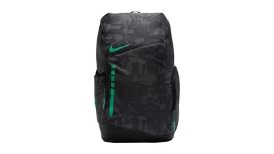Pre-owned Nike Men's  Hoops Elite Backpack (32l) In Black/anthracite/stadium Green