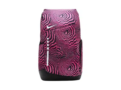 Pre-owned Nike Men's  Hoops Elite Backpack (32l) In Black/pinksicle/white
