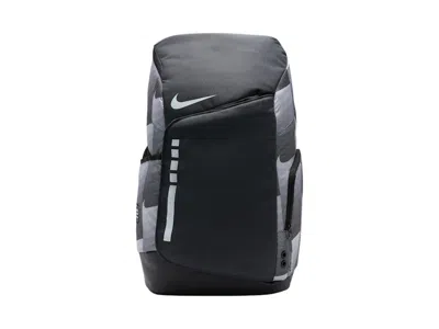 Pre-owned Nike Men's  Hoops Elite Printed Backpack (32l) In Anthracite/black/white