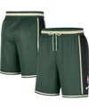 Nike Men's  Hunter Green Milwaukee Bucks Pre-game Performance Shorts In Hunter Green