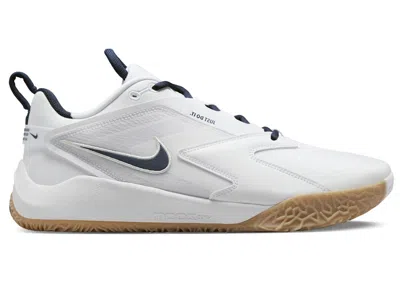Pre-owned Nike Men's  Hyperace 3 Sneakers In White/photon Dust/college Navy Blue In Multi