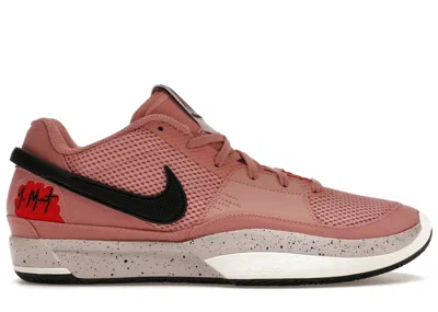 Pre-owned Nike Men's  Ja 1 Bite Sneakers In Red Stardust/university Red/sail In Multi