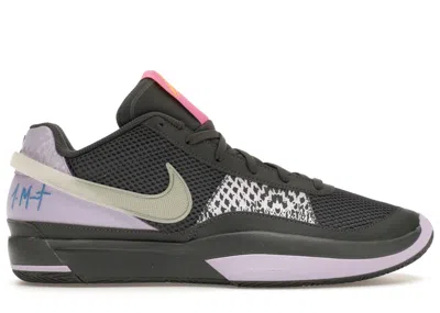 Pre-owned Nike Men's  Ja 1 Personal Touch Sneakers In Iron Grey/glow/lilac Bloom