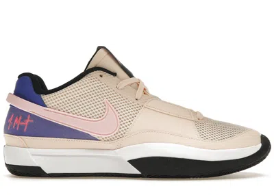 Pre-owned Nike Men's  Ja 1 Sneakers In Guava Ice/medium Soft Pink/white