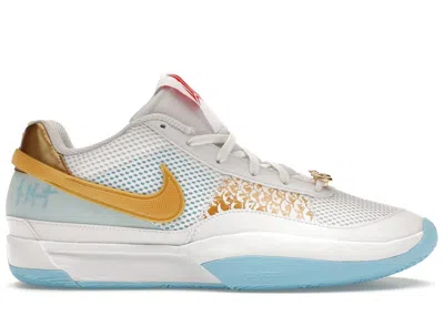 Pre-owned Nike Men's  Ja 1 Year Of The Dragon Sneakers In White/aquarius Blue/glacier Blue In Multi