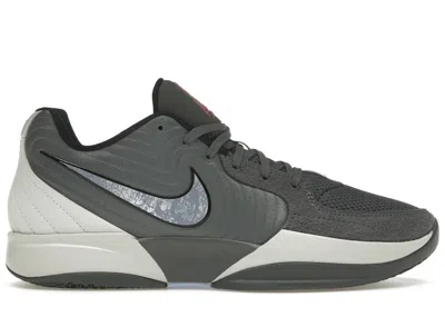 Pre-owned Nike Men's  Ja 2 Exposure Sneakers In Iron Grey/cobalt Blue Bliss/light Bone In Multi