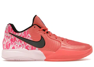 Pre-owned Nike Men's  Ja 2 Heart Eyes Sneakers In Magic Ember/iron Grey/pink Foam In Multi
