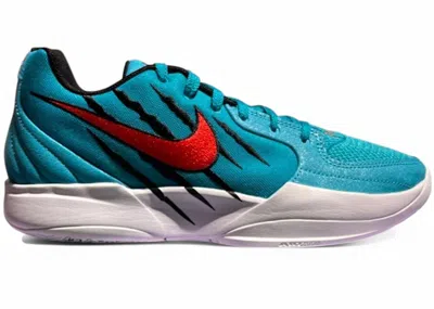 Pre-owned Nike Men's  Ja 2 Scratch Sneakers In Rapid Teal/black/ale Brown