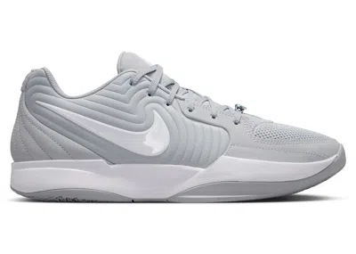 Pre-owned Nike Men's  Ja 2 Tb Sneakers In Wolf Grey/white In Multi