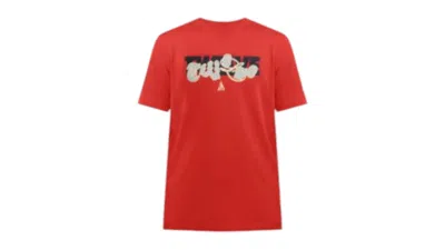 Pre-owned Nike Men's  Ja Morant Drifit T-shirt In Red/peach/black