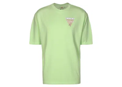Pre-owned Nike Men's  Jordan Flight Essentials Tee Shirt In Ghost Green/steam