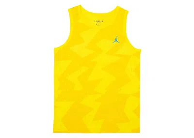 Pre-owned Nike Men's  Jordan Printed Poolside Tank Top In Amarillo