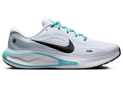 Pre-owned Nike Men's  Journey Run Black Sneakers In White/dusty Cactus/pure Platinum