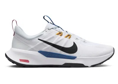 Pre-owned Nike Men's  Juniper Trail 2 Next Nature Black Sneakers In White/pure Platinum/university Gold