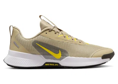 Pre-owned Nike Men's  Juniper Trail 3 Lightning Sneakers In Desert Khaki/medium Ash/white