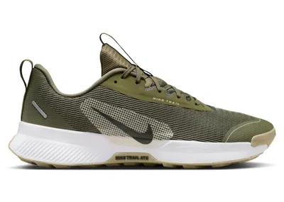 Pre-owned Nike Men's  Juniper Trail 3 Sequoia Sneakers In Medium Olive/desert Khaki/white In Multi