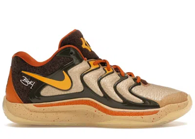 Pre-owned Nike Men's  Kd 17 Nrg Bink! Sneakers In Sesame/university Gold/rough Green