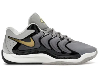 Pre-owned Nike Men's  Kd 17 Sneakers In Light Iron Ore/metallic Gold