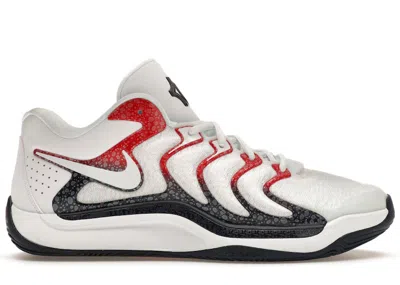 Pre-owned Nike Men's  Kd 17 Usa Sneakers In White/obsidian/university Red In Multi