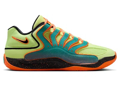 Pre-owned Nike Men's  Kd 18 Sneakers In Clear Jade/black/liquid Lime