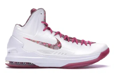 Pre-owned Nike Men's  Kd 5 Aunt Pearl Sneakers In Metallic Summit White/pinkfire Ii In Multi