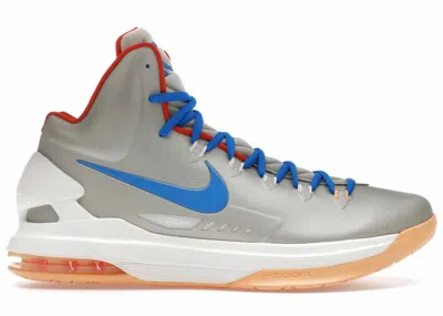 Pre-owned Nike Men's  Kd 5 Sneakers In Birch/photo Blue/sail In Multi