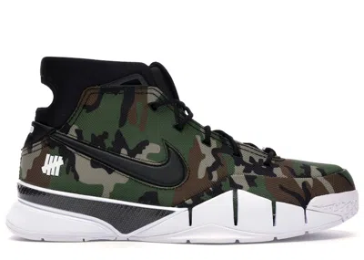 Pre-owned Nike Men's  Kobe 1 Protro Undefeated Camo Sneakers In Deep Forest/black/white In Multi