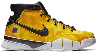 Pre-owned Nike Men's  Kobe 1 Protro Undefeated Yellow Camo (la Brea) Sneakers In Color/black