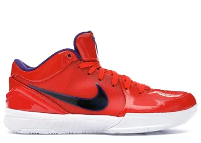 Pre-owned Nike Men's  Kobe 4 Protro Undefeated Phoenix Suns Sneakers In Team Orange/court Purple/white
