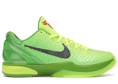 Pre-owned Nike Men's  Kobe 6 Protro Grinch (2020) Sneakers In Green Apple/volt/crimson