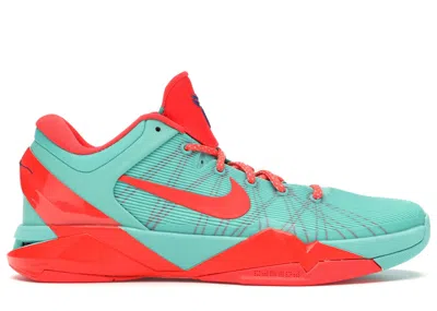 Pre-owned Nike Men's  Kobe 7 Barcelona (home) Sneakers In Cool Mint/bright Crirmson/mint Candy