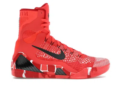 Pre-owned Nike Men's  Kobe 9 Elite Protro Christmas (2024) Sneakers In Bright Crimson/black/white