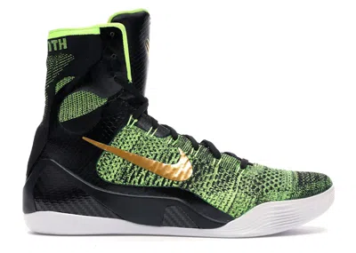 Pre-owned Nike Men's  Kobe 9 Elite Victory Restored Sneakers In Black/volt/anthracite In Multi