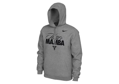 Pre-owned Nike Men's  Kobe Bryant Mamba Hoodie In Dark Grey Heather