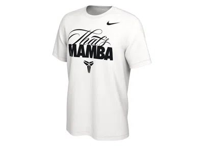 Pre-owned Nike Men's  Kobe Bryant Mamba T-shirt In White