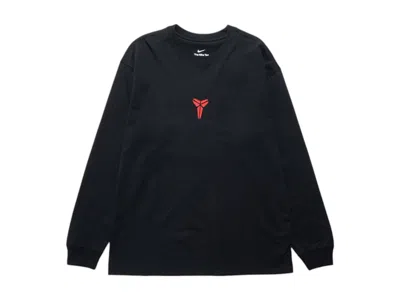 Pre-owned Nike Men's  Kobe Year Of The Mamba Max90 Long Sleeve T-shirt In Black