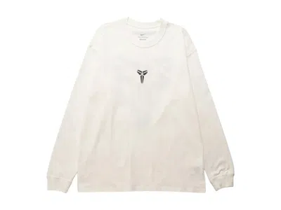 Pre-owned Nike Men's  Kobe Year Of The Mamba Max90 Long Sleeve T-shirt In White