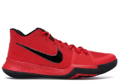 Pre-owned Nike Men's  Kyrie 3 Three Point Contest Candy Apple Sneakers In University Red/black/team Red
