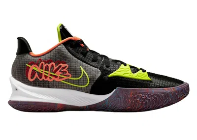 Pre-owned Nike Men's  Kyrie 4 Ep Sneakers In Black/turf Orange/white In Multi
