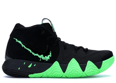 Pre-owned Nike Men's  Kyrie 4 Halloween Sneakers In Black/rage Green