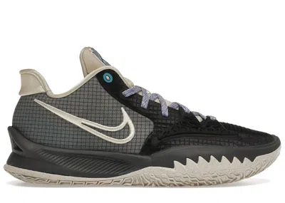 Pre-owned Nike Men's  Kyrie 4 Low Grey Sneakers In Black/dark Smoke Grey/rattan In Multi