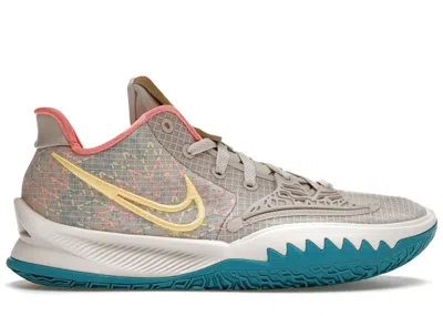 Pre-owned Nike Men's  Kyrie 4 N7 Sneakers In Natural/yellow/teal