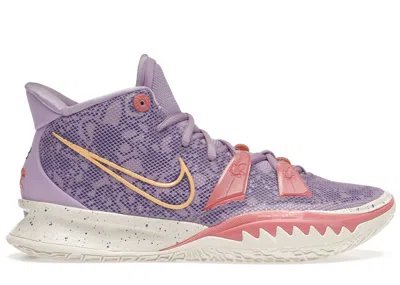 Pre-owned Nike Men's  Kyrie 7 Daughters Azurie Sneakers In Lilac/melon Tint/indigo Burst