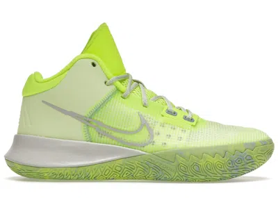 Pre-owned Nike Men's  Kyrie Flytrap 4 Barely Sneakers In Barely Volt/aluminum In Multi