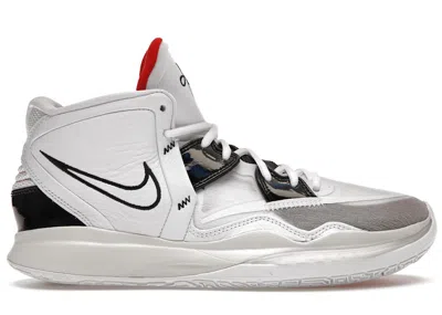 Pre-owned Nike Men's  Kyrie Infinity Man Machine Sneakers In White/black/university Red