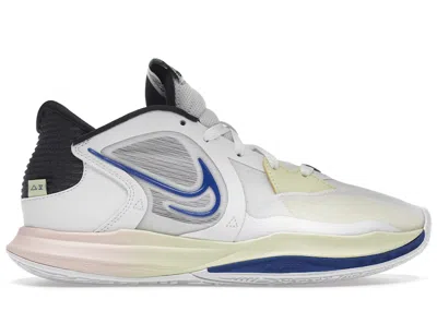 Pre-owned Nike Men's  Kyrie Low 5 Butterfly Effect Sneakers In White/game Royal/medium Ash